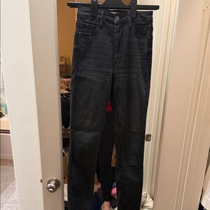 Women's Grey frayed Skinny Jeans